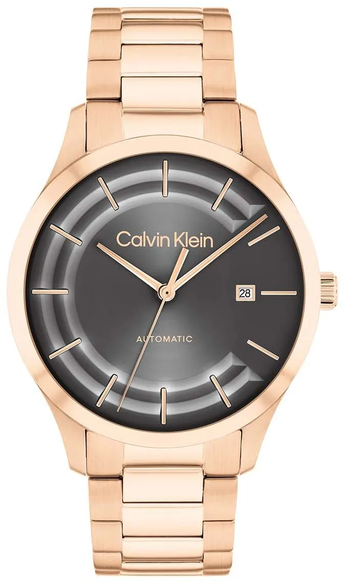 Calvin Klein 25300025 Unisex Fashion Steel And Gold Automatic