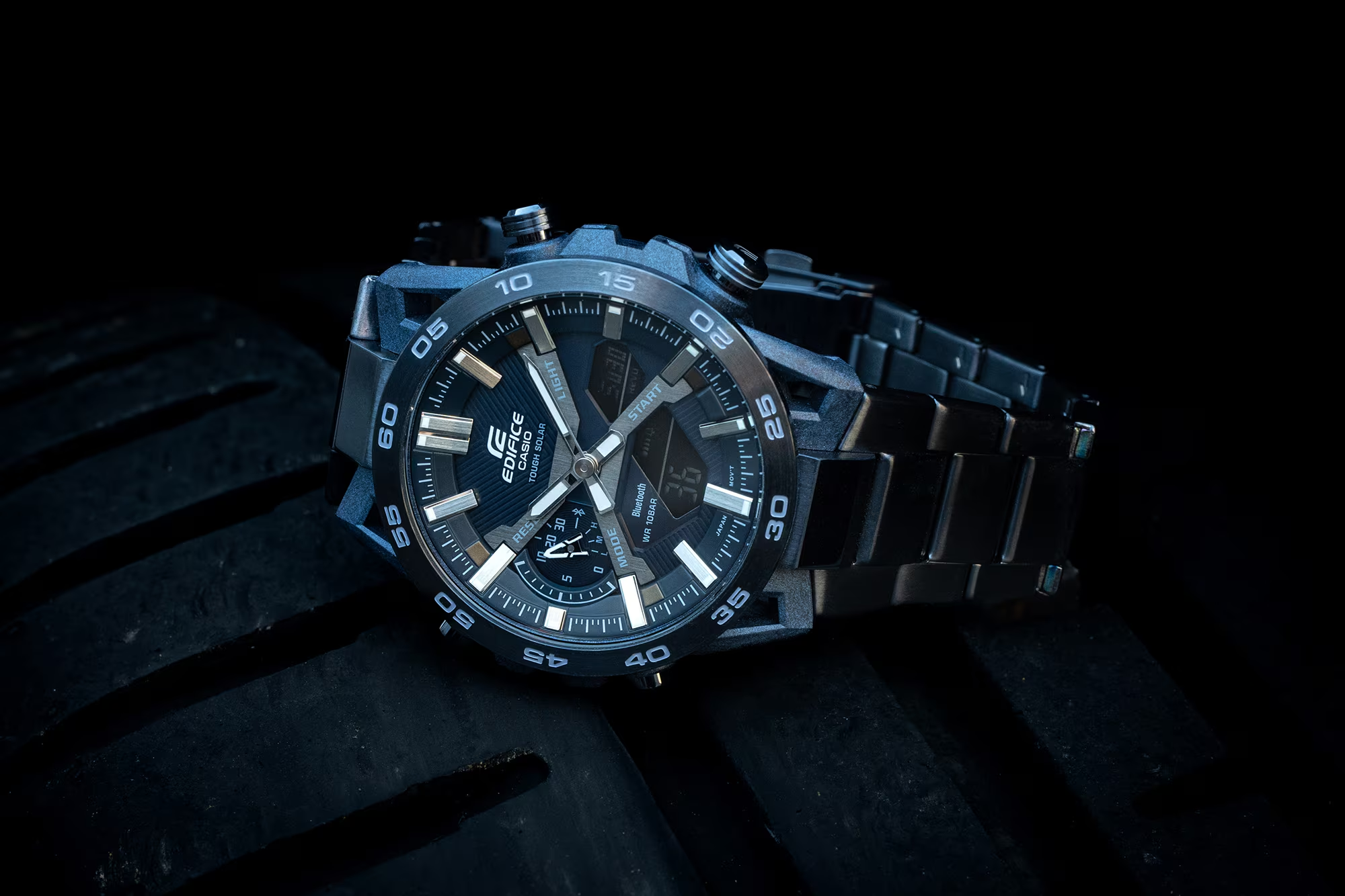 Casio Edifice ECB-2000CB-2ADF COOL BLUE EDITION Sospensione Analog Digital Combination