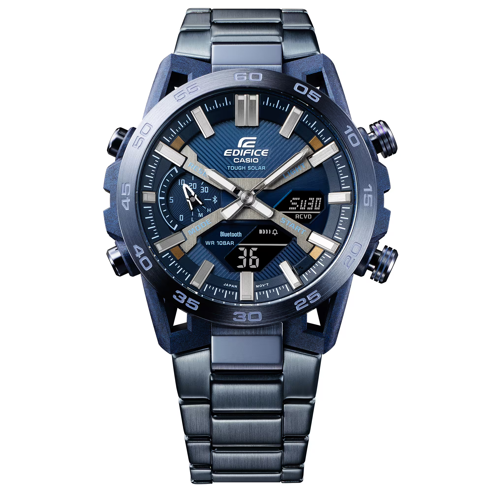 Casio Edifice ECB-2000CB-2ADF COOL BLUE EDITION Sospensione Analog Digital Combination
