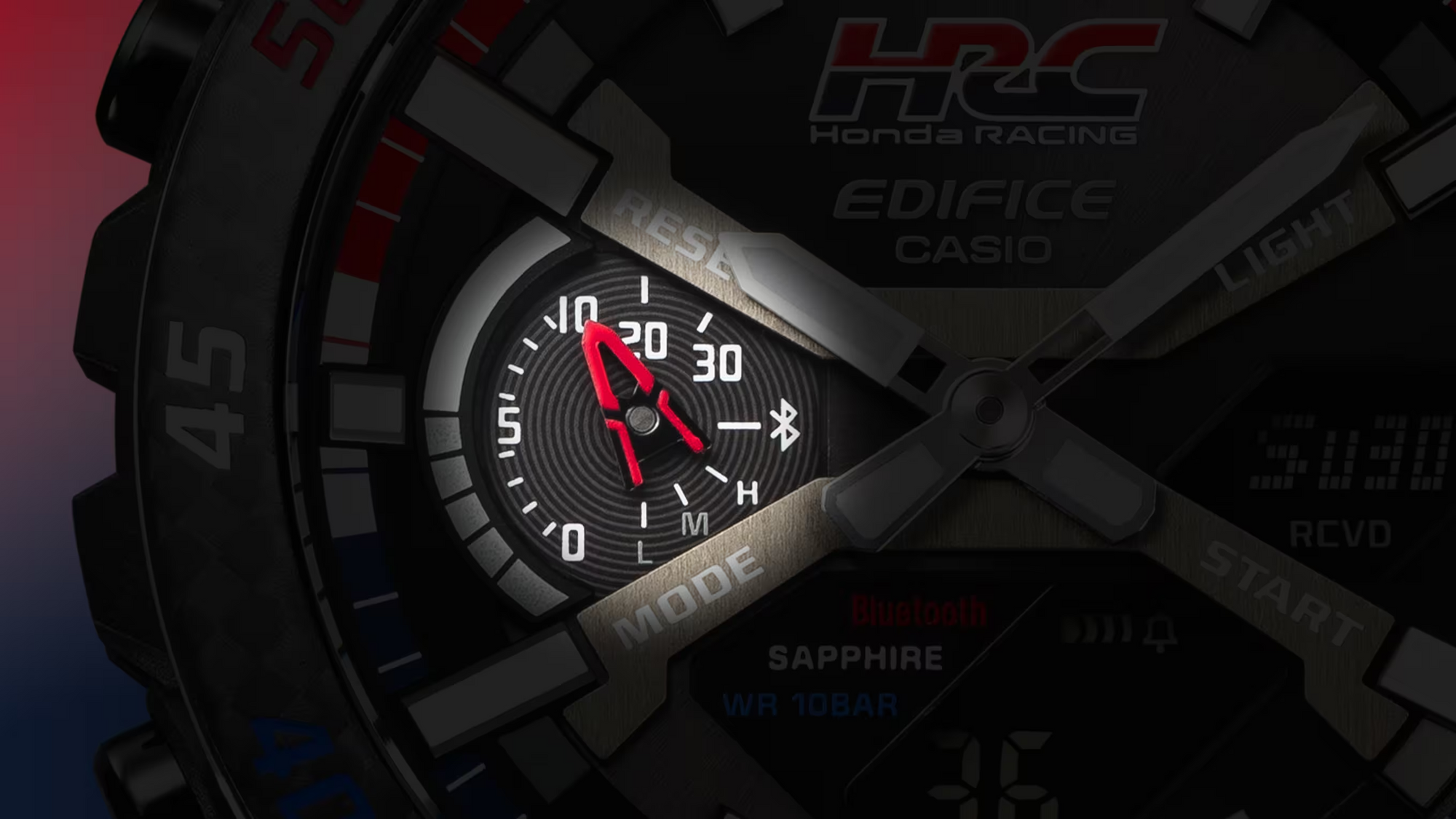 Casio Edifice ECB-2000HR-1ADR Honda Racing Collaboration Model Sospensione Analog Digital Combination