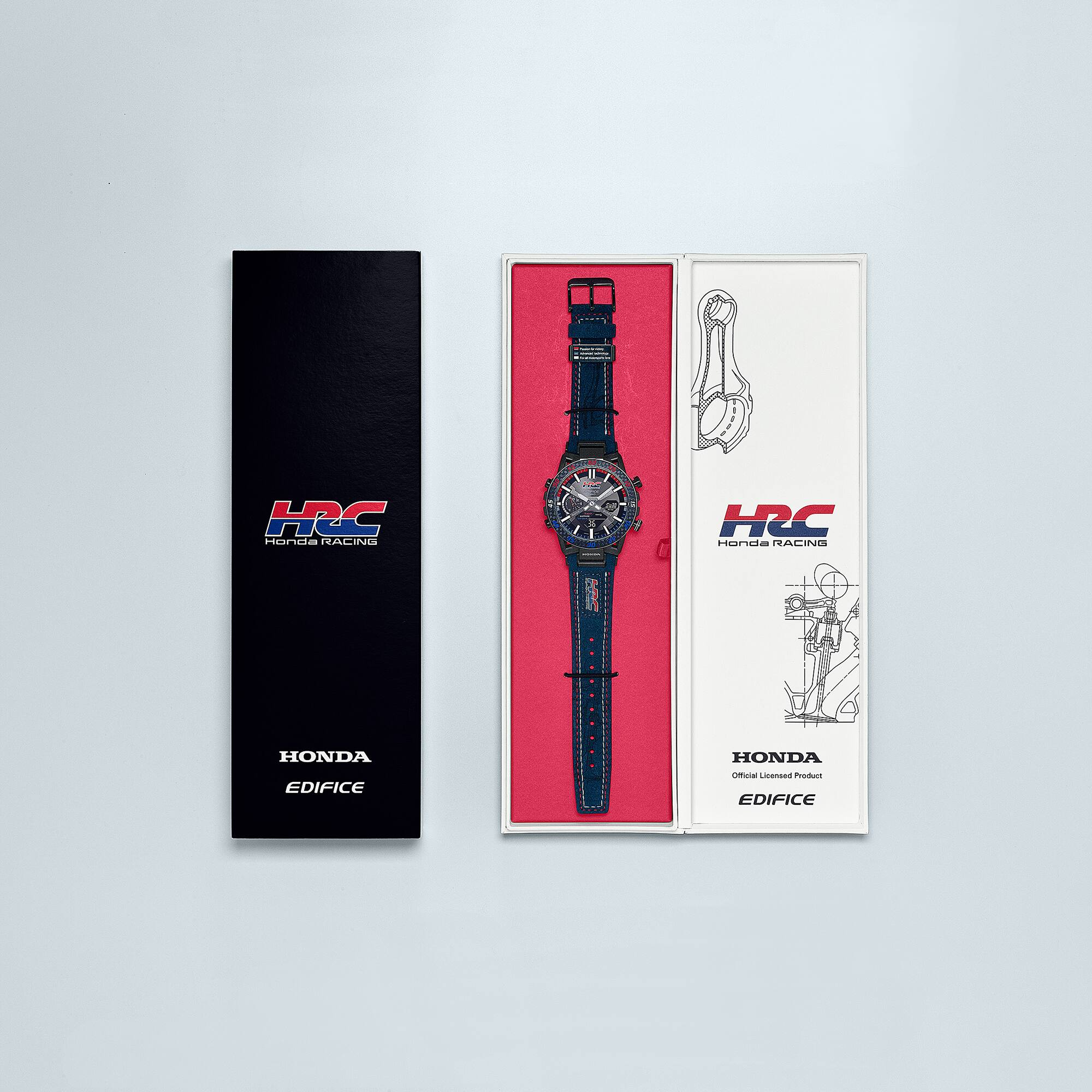 Casio Edifice ECB-2000HR-1ADR Honda Racing Collaboration Model Sospensione Analog Digital Combination