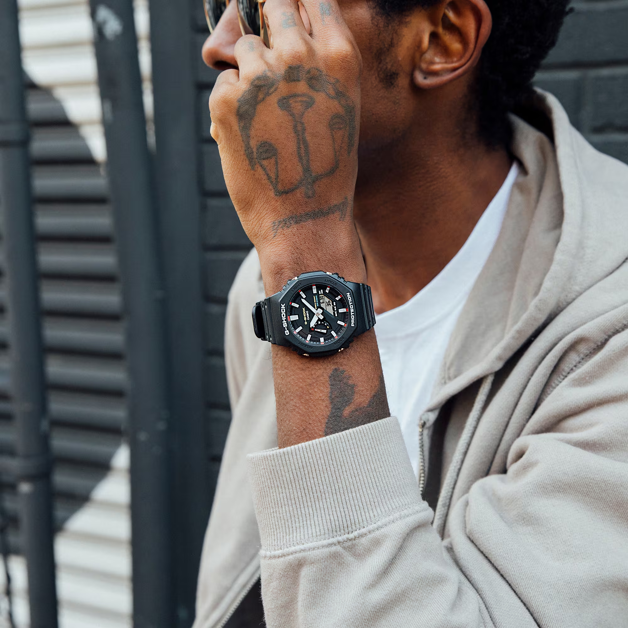 Casio G-Shock GA-2100RL-1ADR Analog-Digital Combination