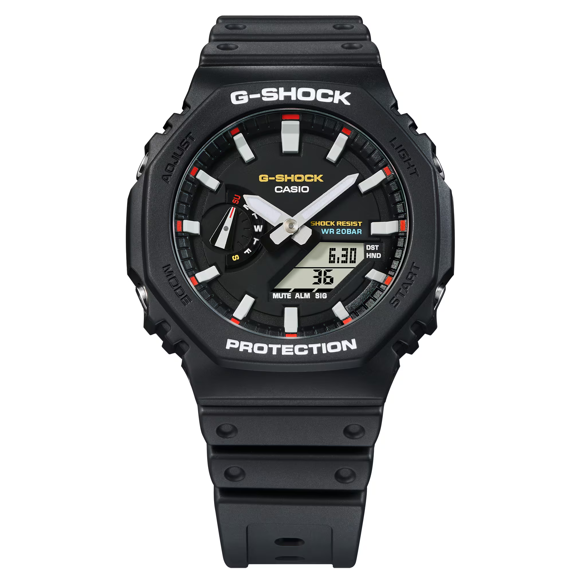 Casio G-Shock GA-2100RL-1ADR Analog-Digital Combination