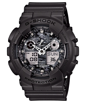 Casio G-Shock GA-100CF-8ADR Analog-Digital Combination