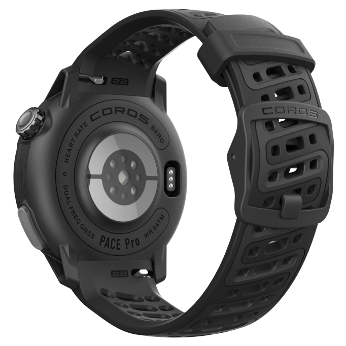 Coros Pace Pro Black Silicone GPS Sport Watch