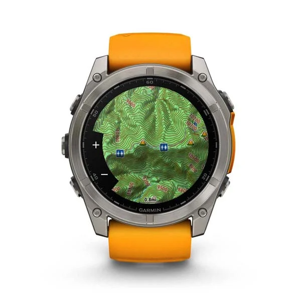 Garmin Fenix 8 Orange Sapphire 010-02905-53 Advance Outdoor - 2 Years Warranty