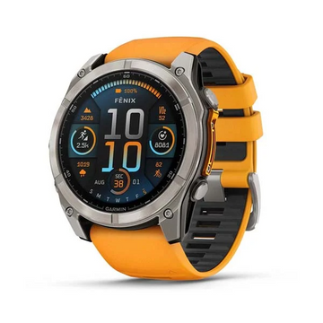 Garmin Fenix 8 Orange Sapphire 010-02905-53 Advance Outdoor - 2 Years Warranty