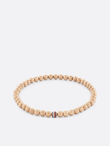 Tommy Hilfiger 2780939 Carnation Gold-Plated Signature Bead Bracelet