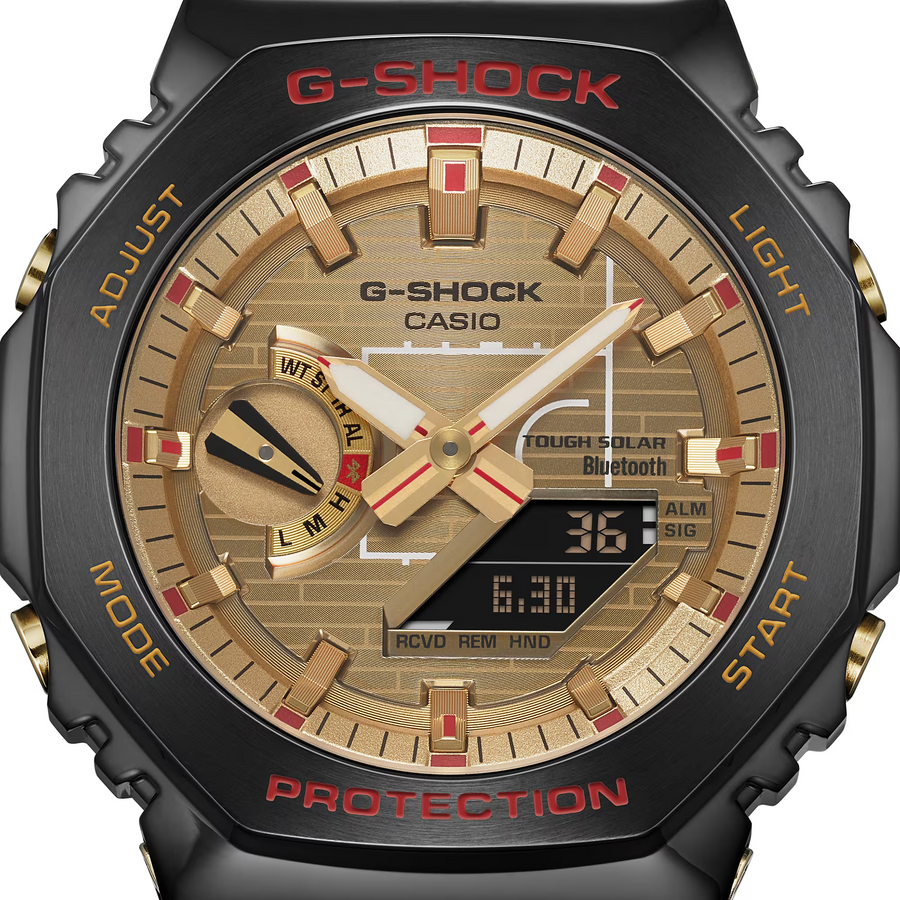 Casio G-Shock GBM-2100RH-1ADR G-Steel Rui Hachimura Signature Model Analog-Digital Combination