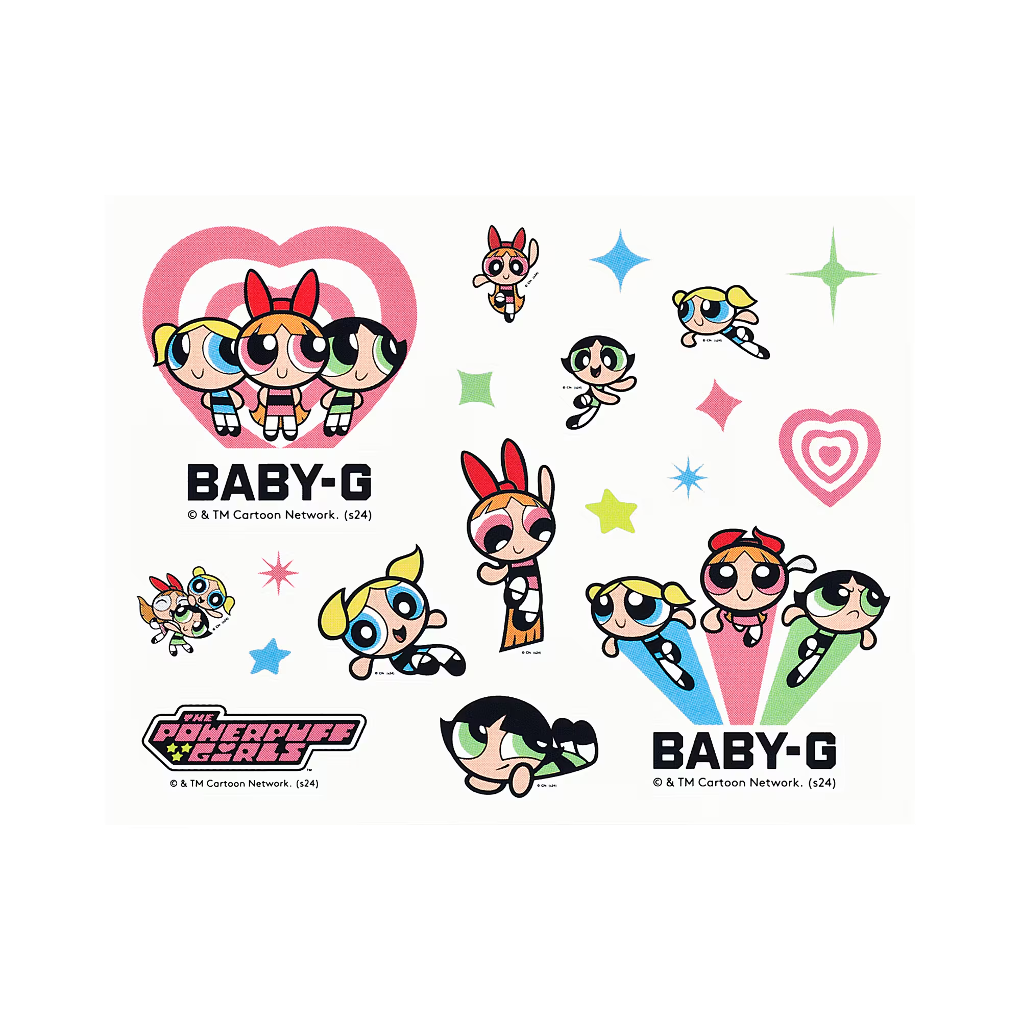 Casio Baby-G BGD-10KPP-7DR BABY-G＋PLUS THE POWERPUFF GIRLS collaboration modelDigital