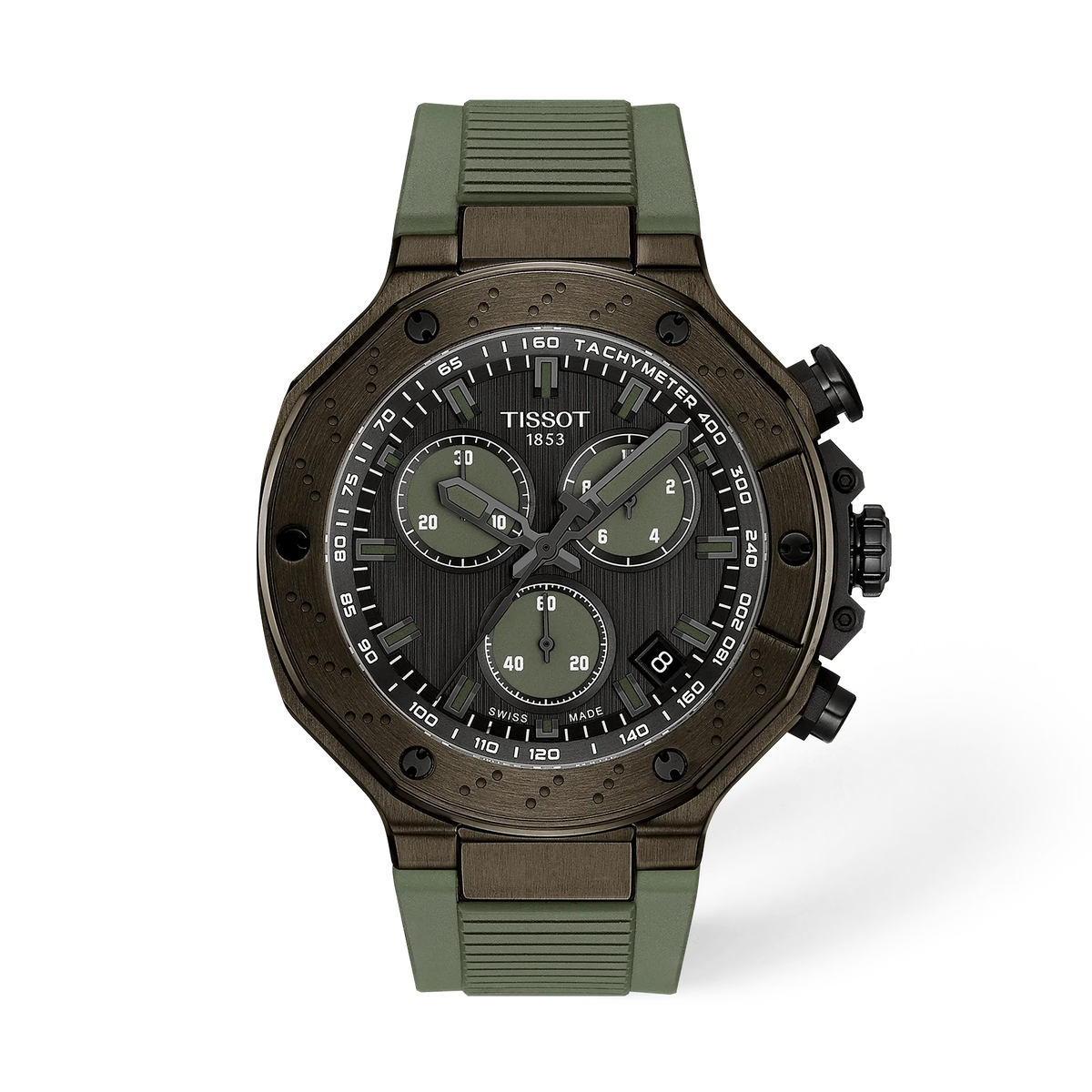 Tissot T-Race 45mm T141.417.37.061.02 Men's Quartz Chronograph Watch - front (image 1)