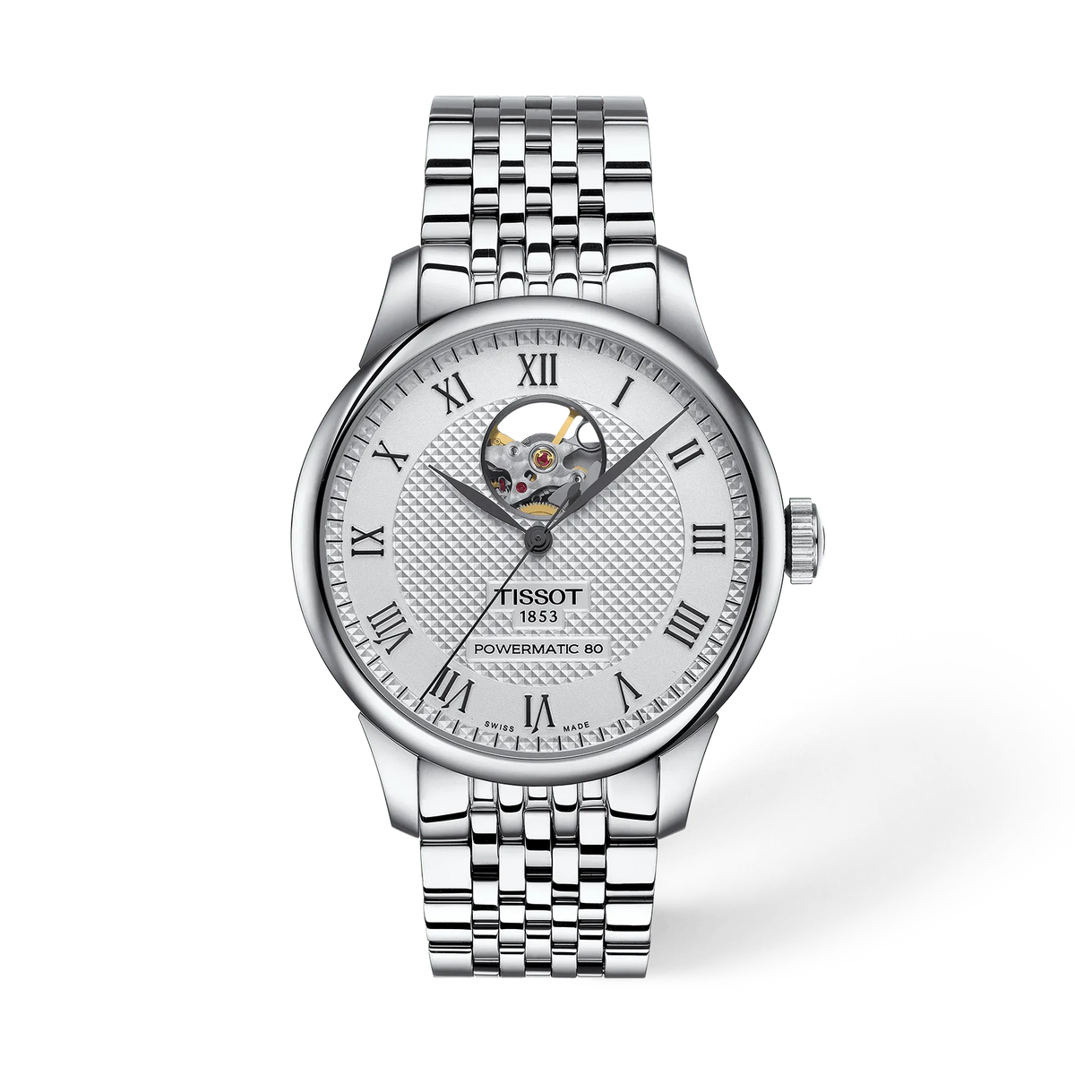 Tissot Le Locle Open Heart 39.3mm T006.407.11.033.02 Men's Automatic Watch - front (image 1)