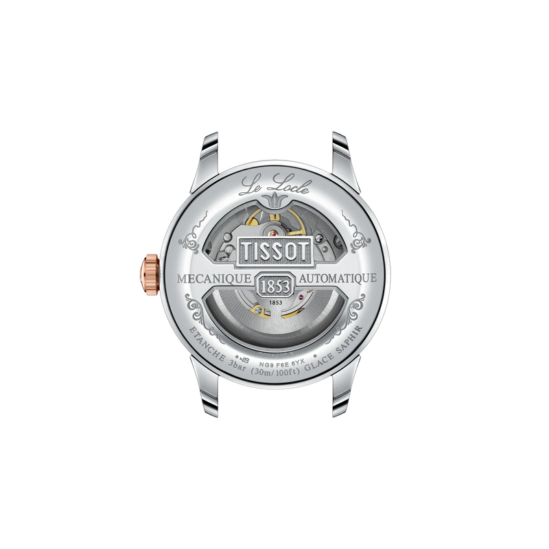 Tissot Le Locle 39.3mm T006.407.22.033.00 Men's Automatic Watch - caseback