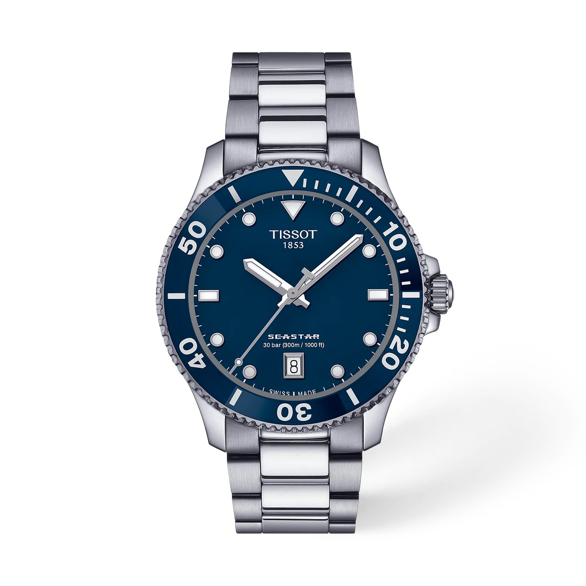 Tissot Seastar 1000 40mm T120.410.11.041.00 Unisex Quartz Watch - front (image 1)