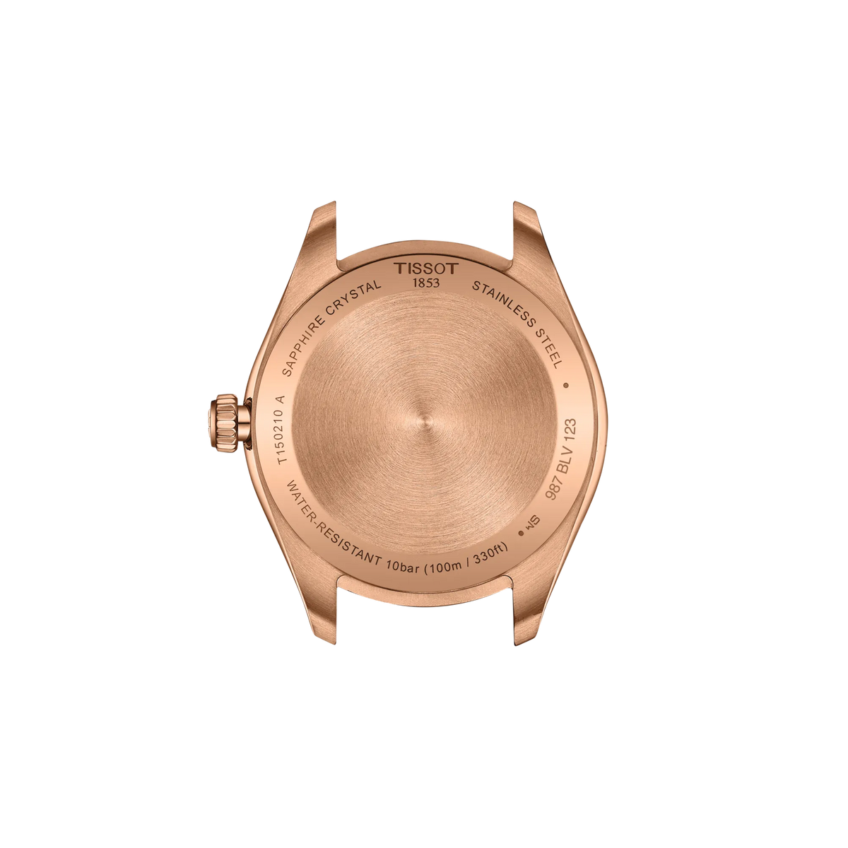 Tissot PR 100 34mm T150.210.33.111.00 Unisex Quartz Watch - caseback / rear (image 3)