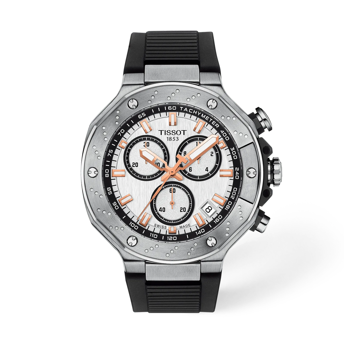 Tissot T-Race 45mm T141.417.17.011.00 Men's Quartz Chronograph Watch - front (image 1)