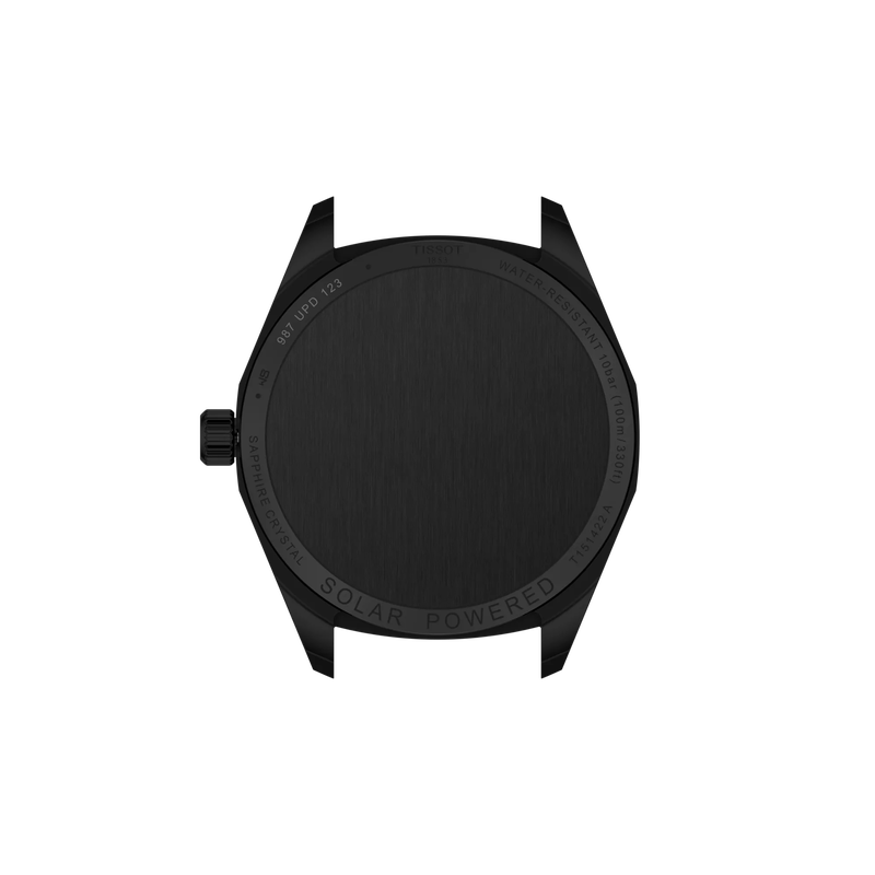 Tissot PRC 100 Solar 39mm T151.422.36.051.00 Men's Solar Quartz Watch - caseback