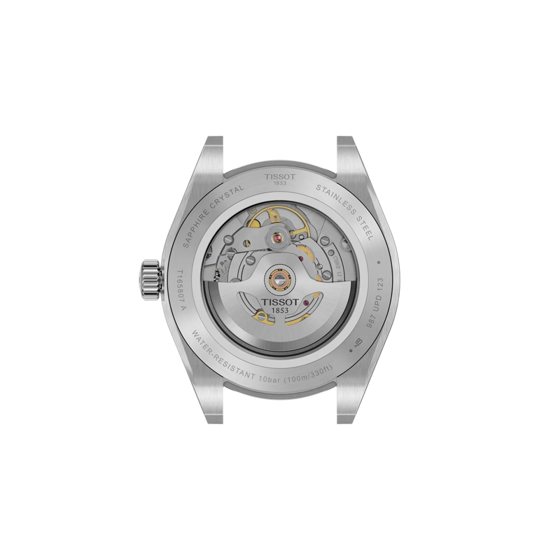 Tissot Gentleman 38mm T165.807.11.031.00 Men's Automatic Watch - caseback