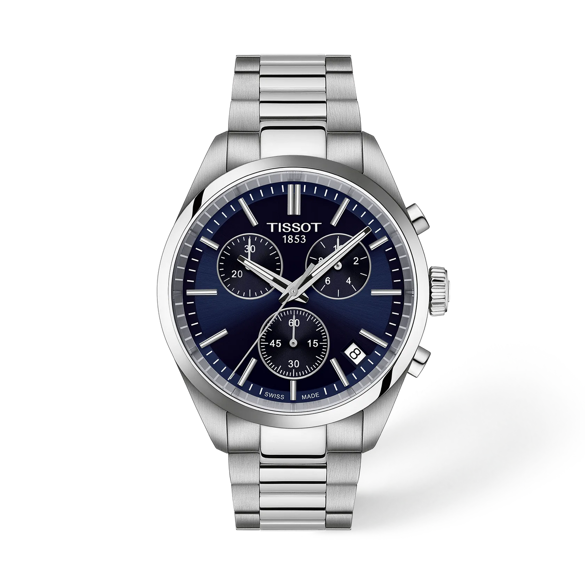 Tissot PR 100 40mm T150.417.11.041.00 Men's Quartz Chronograph Watch - front (image 1)