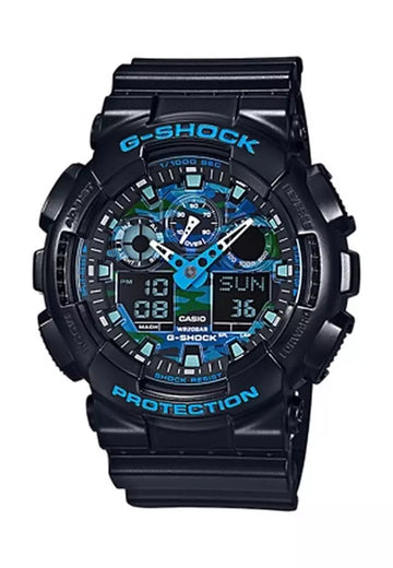 Casio G-Shock GA-100CB-1A Analog-Digital Combination