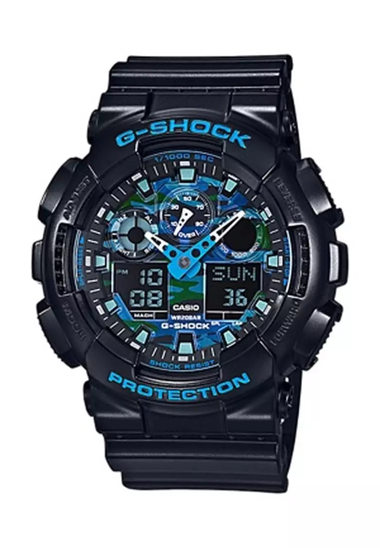 Casio G-Shock GA-100CB-1A Analog-Digital Combination