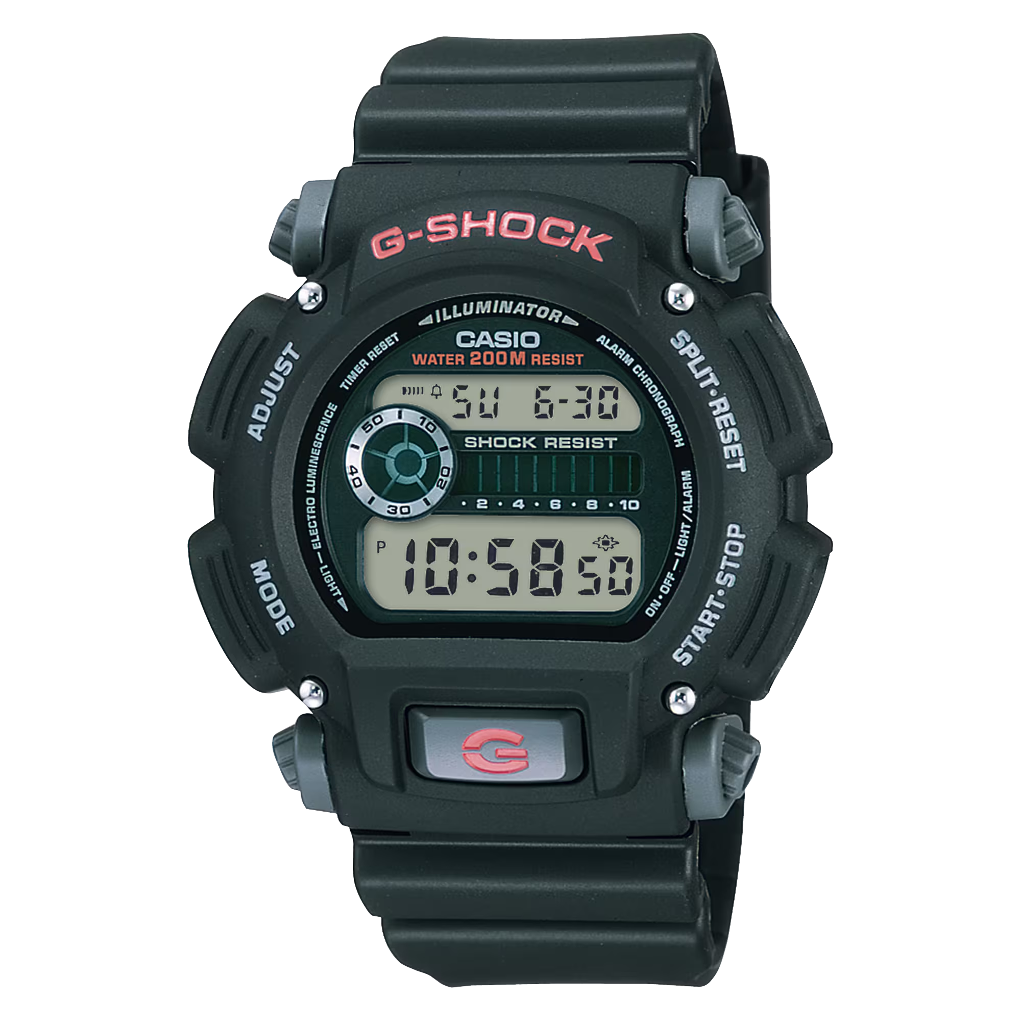 Casio G-SHOCK DW-9052-1VDR – Black Heavy-Duty Digital Sports Watch