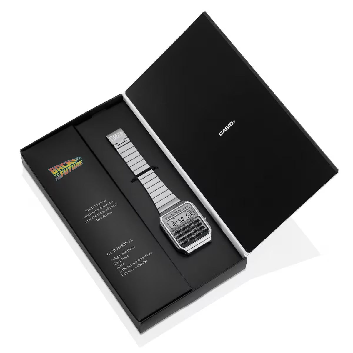 CASIO VINTAGE CA-500WEBF-1ADR – Back to the Future™ Collaboration Calculator Watch