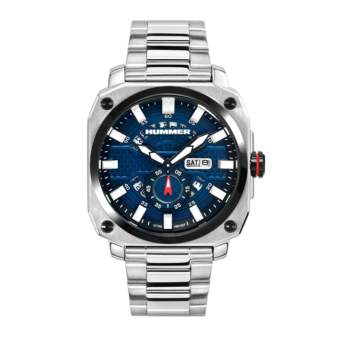 Hummer HM1027-1382 Men’s Multi-Function Japanese Quartz Blue Stainless Steel Watch