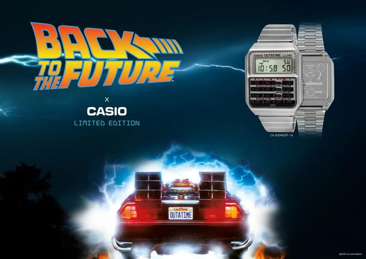 CASIO VINTAGE CA-500WEBF-1ADR – Back to the Future™ Collaboration Calculator Watch