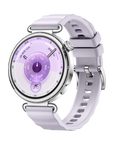 HUAWEI WATCH GT 6 (41 mm) – Purple Stainless Steel Smartwatch with Fluoroelastomer Strap