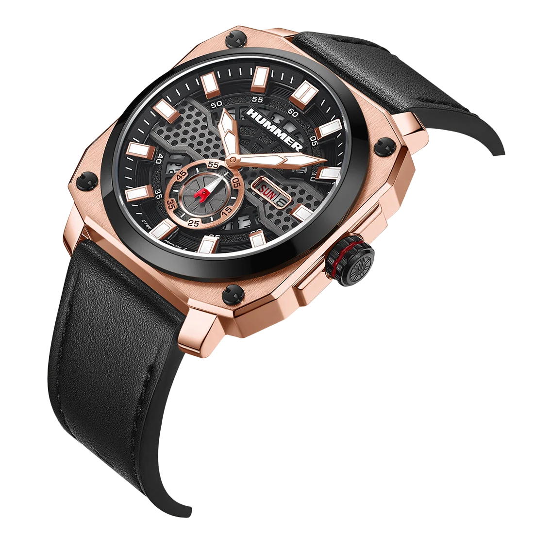 Hummer HM1026-1030 Men’s Japanese Quartz Stainless Steel Watch 44mm