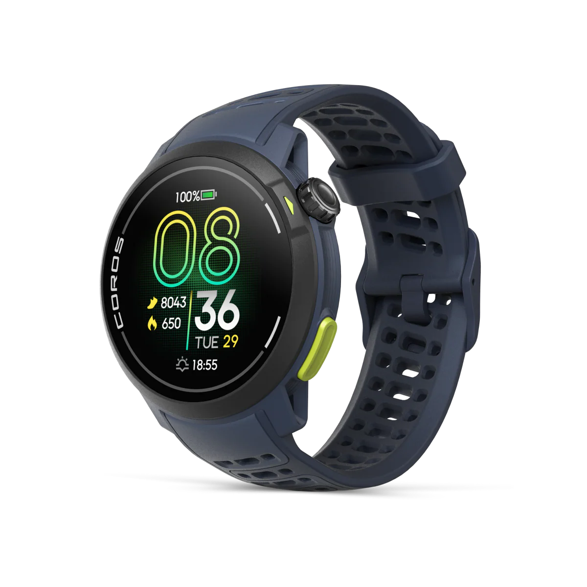 Coros Pace Pro Blue Silicone GPS Sport Watch