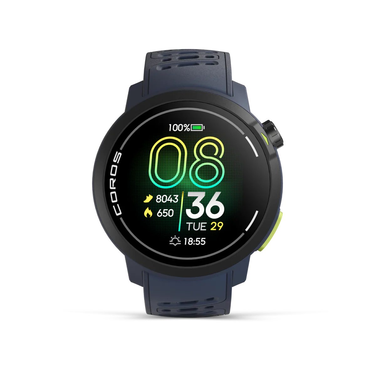 Coros Pace Pro Blue Silicone GPS Sport Watch