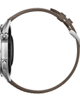 HUAWEI WATCH GT 6 (46 mm) – Grey Stainless Steel Smartwatch with Composite Leather Strap