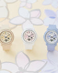 Casio Baby-G BGA-290FL-2ADR – Pastel Blue Floral Shock-Resistant Watch