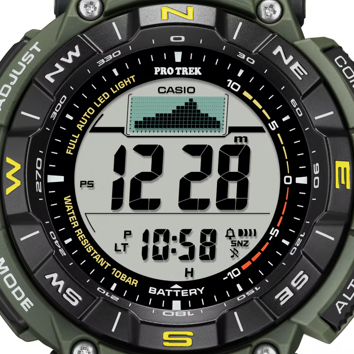 Casio Pro Trek PRG-340-3DR (PRO TREK Eco-Trekker)