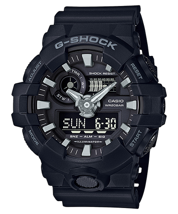 Casio G-Shock GA-700-1B Analog-Digital Combination
