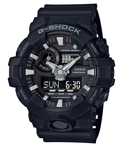 Casio G-Shock GA-700-1B Analog-Digital Combination