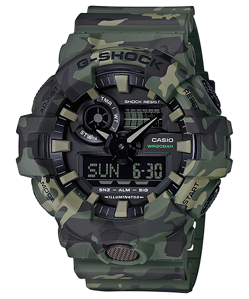 Casio G-Shock GA-700CM-3A Analog-Digital Combination