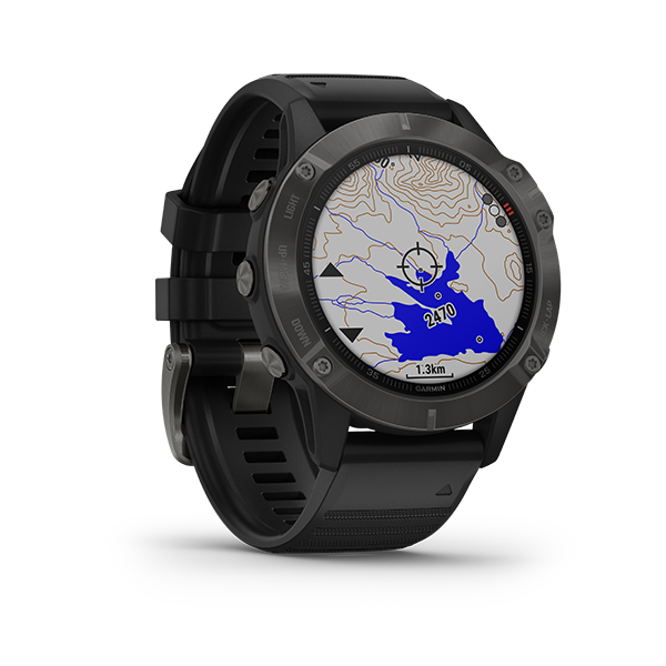 Garmin Fenix 6 Sapphire 010-02158-45 Professional Multisport Series - 2 Years Warranty [FREE GIFT]