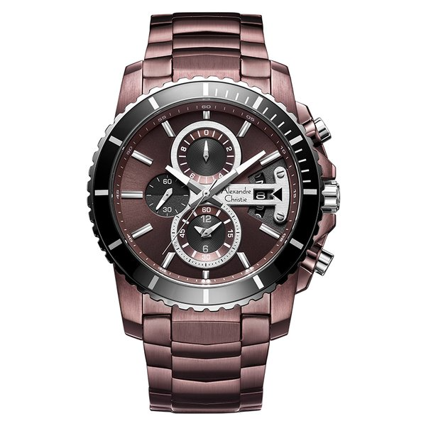 Alexandre Christie AC6455MCBTNBO Chronograph