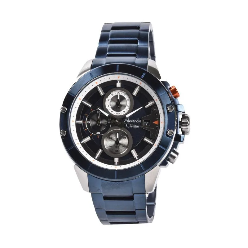 Alexandre Christie AC6488MCBTUBU Chronograph