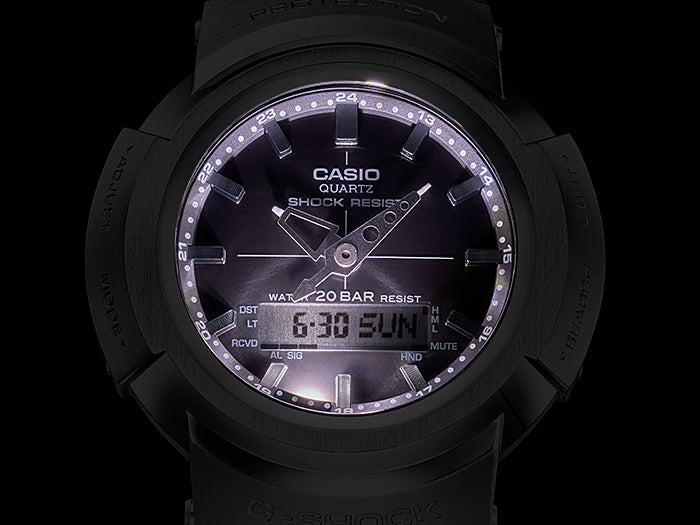 Casio G-Shock AWM-500D-1ADR Analog-Digital Combination