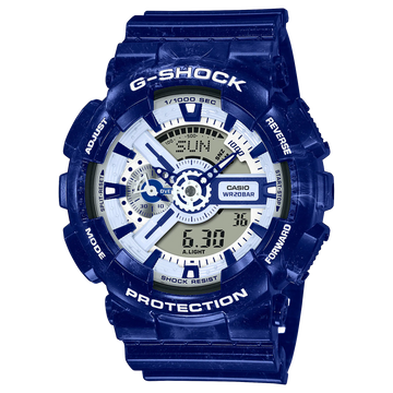 Casio G-Shock GA-110BWP-2A Analog-Digital Combination