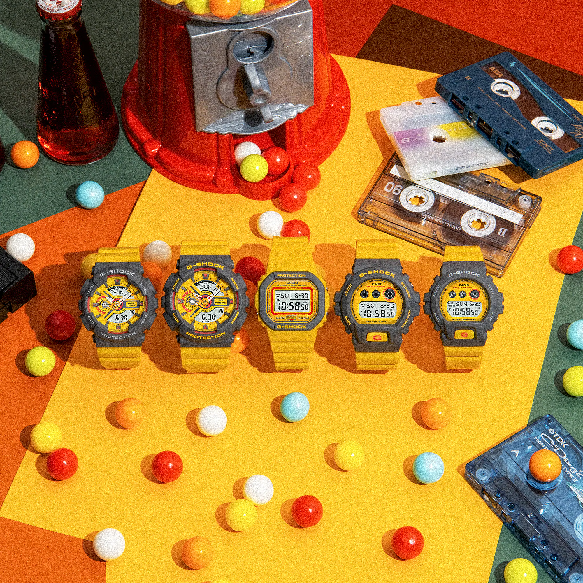 Casio G-Shock GA-110Y-9ADR Analog-Digital Combination