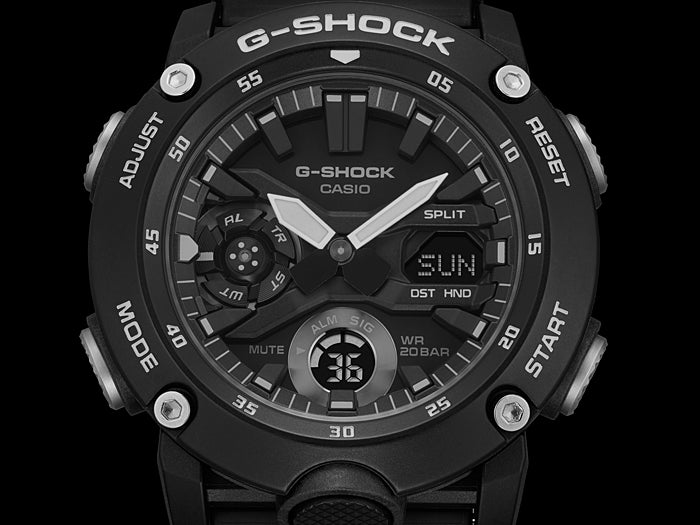 Casio G-Shock GA-2000S-1A Analog-Digital Combination