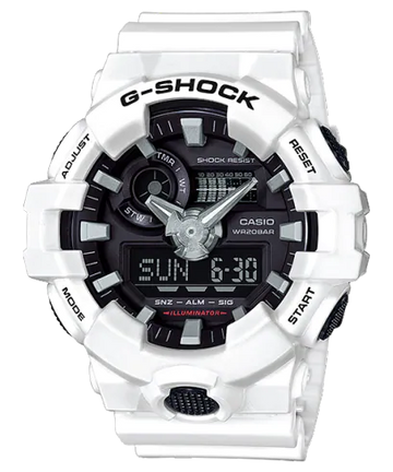 Casio G-Shock GA-700-7ADR Analog-Digital Combination