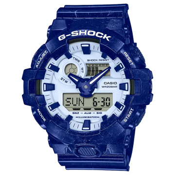 Casio G-Shock GA-700BWP-2A Analog-Digital Combination