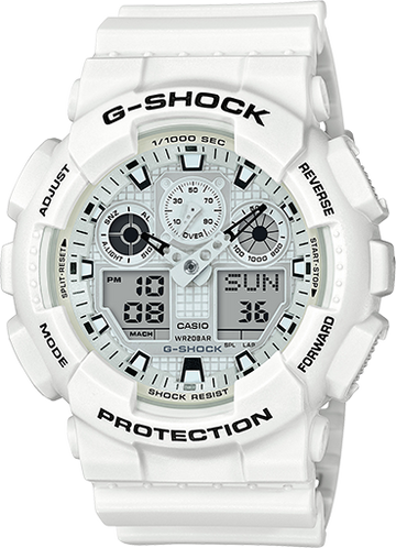 Casio G-Shock GA-100MW-7A Analog-Digital Combination