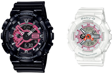 Casio G-Shock SLV-19A-1A Couple Set Analog-Digital Combination